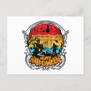 Retro Vintage Halloween - Vintage Halloween Postcard