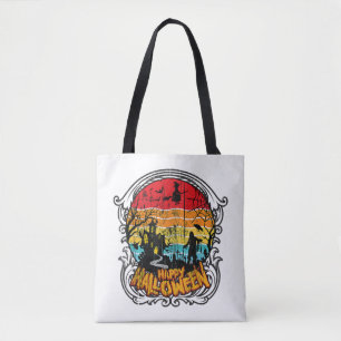 Retro Vintage Halloween - Vintage Halloween Tote Bag