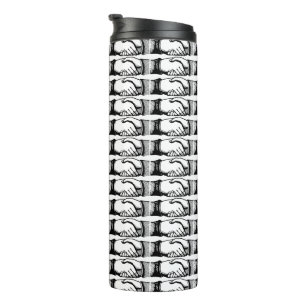Retro Vintage Hands Handshake Congratulations Thermal Tumbler