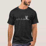 Retro Vintage Heartbeat Australian Cattle Dog Pupp T-Shirt<br><div class="desc">Retro heartbeat Australian Cattle dog puppy lovers. Make great presents for hearts love Australian Cattle loving couple, kids, teens, girls, men, women, boys wear this Valentines Day, Christmas, Birthday, Fathers Day, Mothers Day, Anniversary or Holidays. Cute Valentines day heartbeat Australian Cattle dog party graphic tee for dog dad, dog mum,...</div>