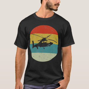 retro vintage helicopter T-Shirt