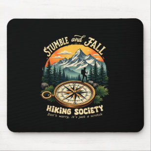 Retro Vintage Hiking And Climbing Costume Vintage Mouse Pad