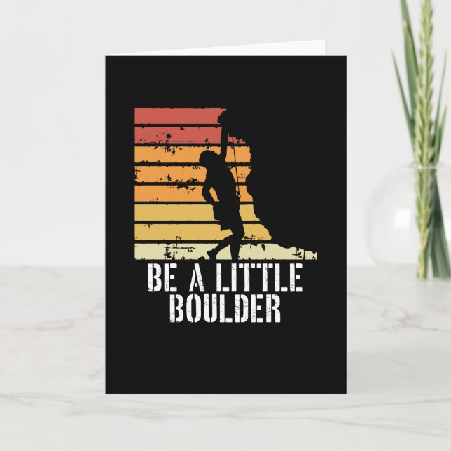 Retro vintage hiking card (Front)