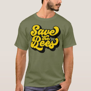 Retro Vintage Honeybee Beekeeper Agriculture The T-Shirt