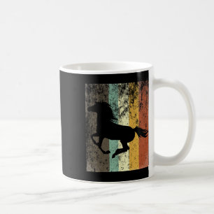 Retro Vintage Horse Lover Gift Horseback Riding Coffee Mug