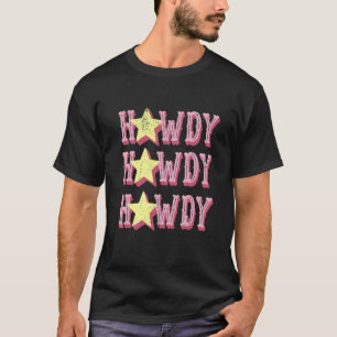 Retro Vintage Howdy Rodeo Western Country Southern T-Shirt