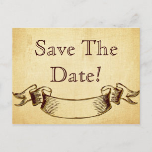 Retro Vintage II Announcement Postcard