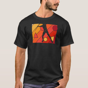 Retro Vintage Javelin Backprint Track And Field T-Shirt