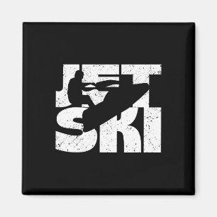 Retro Vintage Jet Ski Water Sports Watercraft Skii Magnet