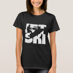 Retro Vintage Jet Ski Water Sports Watercraft Skii T-Shirt