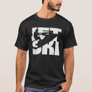 Retro Vintage Jet Ski Water Sports Watercraft Skii T-Shirt
