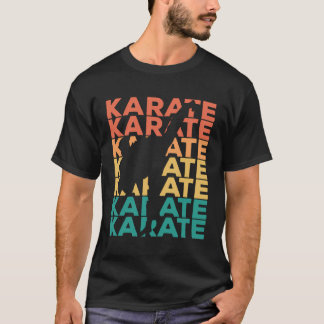 Retro Vintage Karate Gift For Karateka T-Shirt