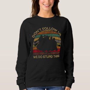 Retro Vintage kayaking canoe River rafting funny G Sweatshirt