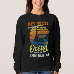 Retro Vintage Key Largo Family Vacation Matching F Sweatshirt