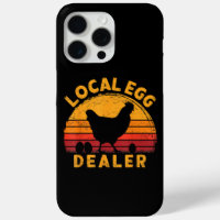 Retro Vintage Local Egg Dealer Farmer Chicken Egg