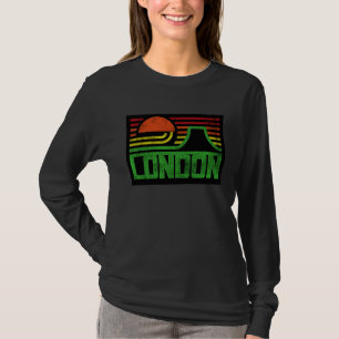 Retro Vintage London Outfit Illustration Fashion G T-Shirt