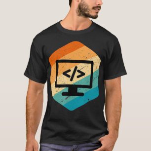 Retro Vintage Look Web Developer CSS JavaScript T-Shirt
