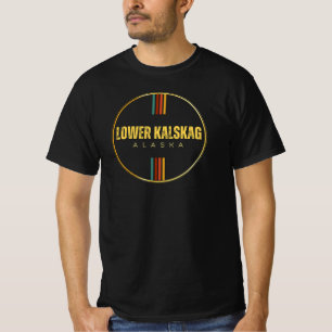 Retro vintage Lower Kalskag city alaska state 70s T-Shirt