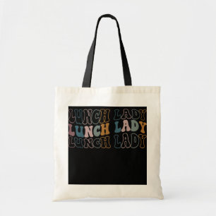 Retro Vintage Lunch Lady Funny Cafeteria Crew Tote Bag
