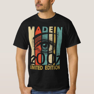 Retro Vintage Made In 2007 Limited Edition , Happy T-Shirt