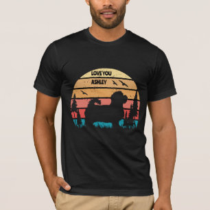 Retro Vintage Maltese Dog T-Shirt