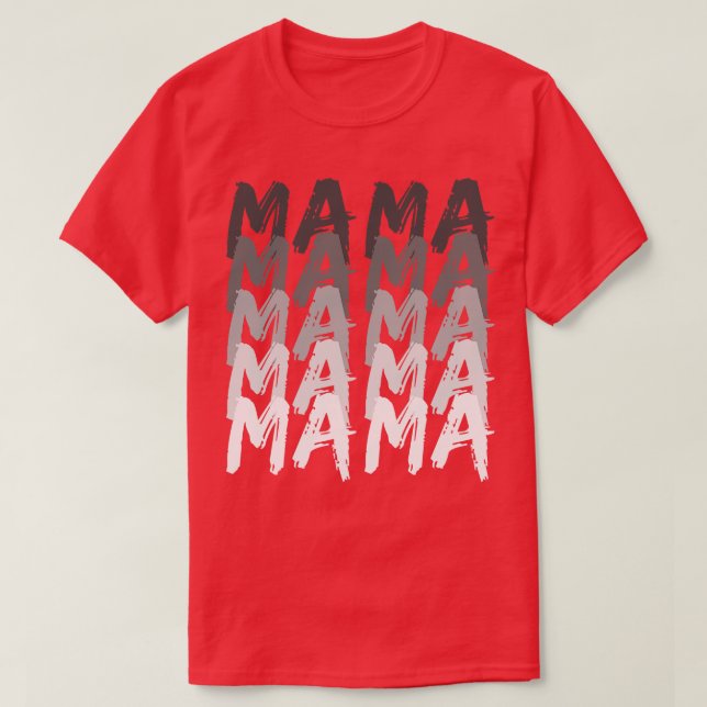 Retro Vintage Mama 18 T-Shirt (Design Front)