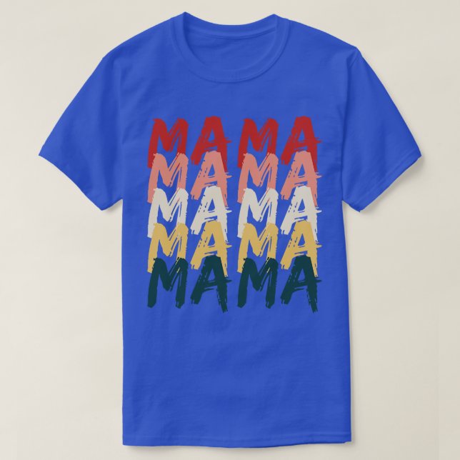 Retro Vintage Mama 5 T-Shirt (Design Front)