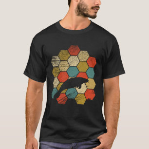Retro vintage Manatee  and cute animal  7 T-Shirt