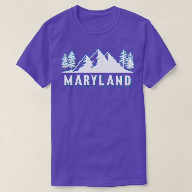 Retro Vintage Maryland USA1  T-Shirt (Design Front)