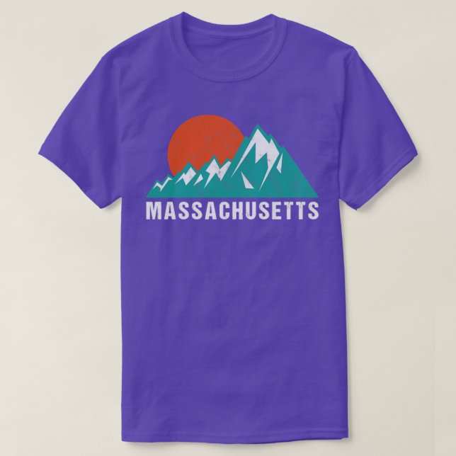 Retro Vintage Massachusetts2  T-Shirt (Design Front)