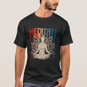 Retro Vintage Meditation T-Shirt