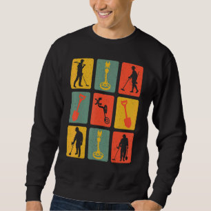 Retro Vintage Metal Probe Probe Probe Sweatshirt
