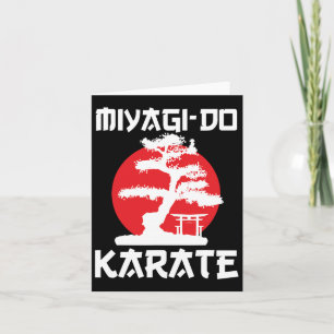 Retro Vintage Miyagi-do Karate Life Bonsai Tree Ma Card