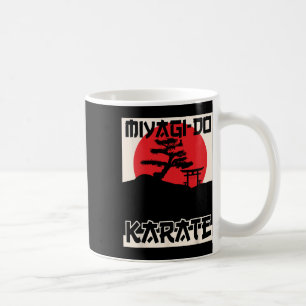 Retro Vintage Miyagi-do Karate Life Bonsai Tree Ma Coffee Mug