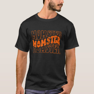 Retro Vintage Momster Skeleton Spooky Halloween Vi T-Shirt