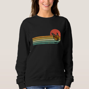 Retro Vintage Monarch Butterfly Insect  Entomology Sweatshirt