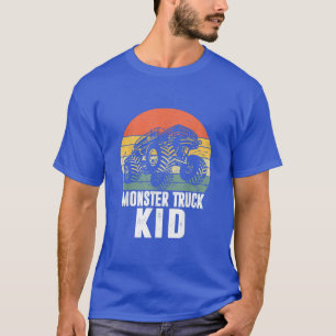 Retro Vintage Monster Truck Cars Lovers Gift Kids  T-Shirt