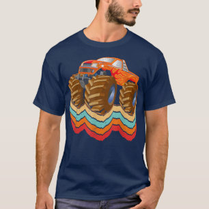 Retro Vintage Monster Truck Retro Silhouette T-Shirt