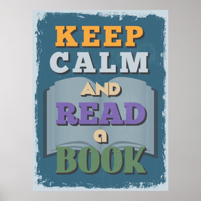 Retro Vintage Motivational Quote Poster. Poster (Front)