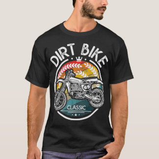 Retro Vintage Motocross  Dirt Bike Premium T-Shirt