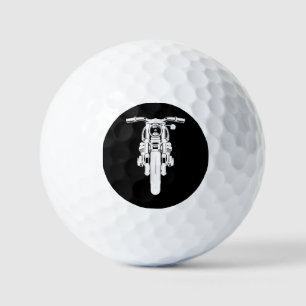 Retro Vintage Motorcycle I love my Motorbik Golf Balls