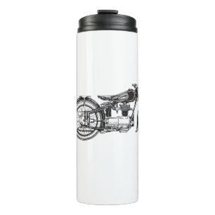 Retro Vintage Motorcycle _ I Love My Motorcycle Thermal Tumbler