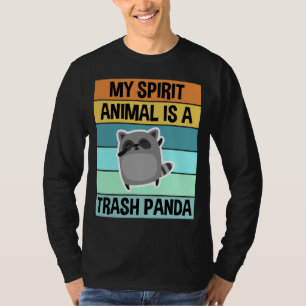 Retro Vintage My Spirit Animal Is A Trash Panda Ra T-Shirt