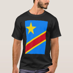 Retro Vintage National Flag Democratic Republic Of T-Shirt