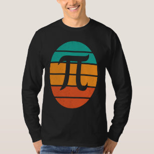 Retro Vintage Nerd Symbol Pi Day 3 14 Math Teacher T-Shirt