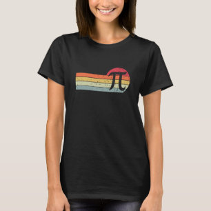 Retro Vintage Nerd Symbol Pi Day 3 14 Math Teacher T-Shirt