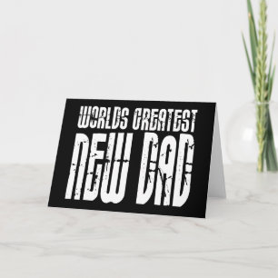 Retro Vintage New Dads : World's Greatest New Dad Card