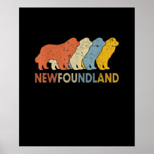 Retro Vintage Newfoundland Funny Newfie Lovers Poster