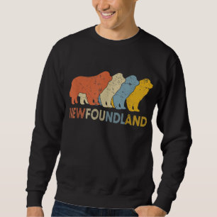 Retro Vintage Newfoundland   Funny Newfie Lovers Sweatshirt