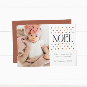 Retro Vintage Noel Holiday Card